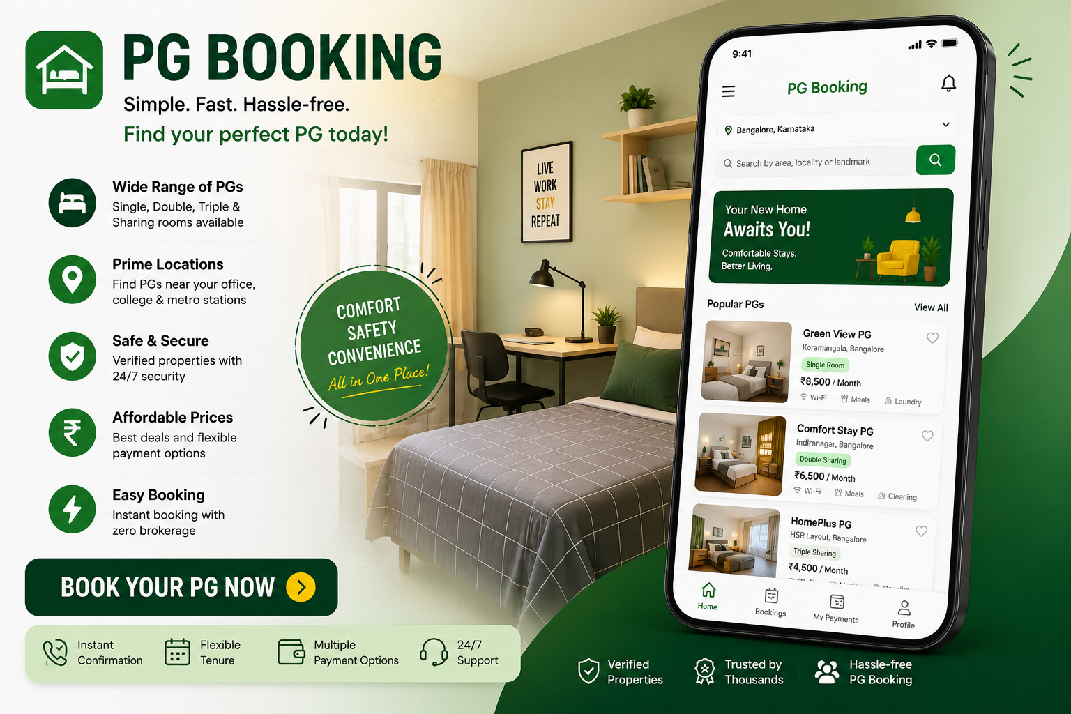 PG Booking — DreamSaaS